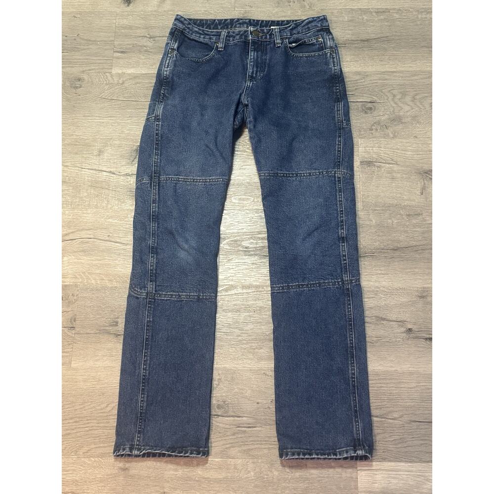 Draggin Jeans Women Sz 4 Kevlar Lined 90s Motorcycle Pants Fast Company Y2K USA